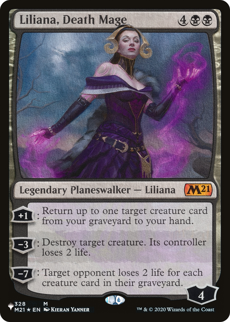 Liliana, Death Mage [The List Reprints] | GrognardGamesBatavia