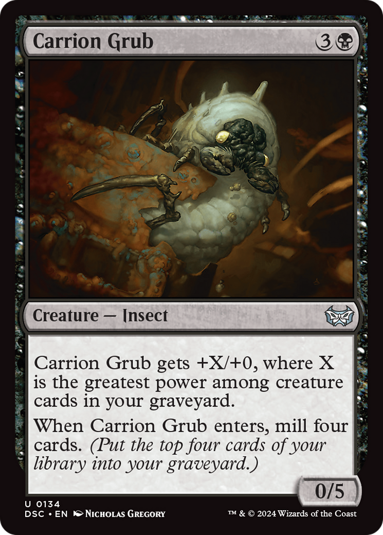 Carrion Grub [Duskmourn: House of Horror Commander] | GrognardGamesBatavia