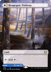 Hengegate Pathway // Mistgate Pathway (Borderless Alternate Art) [Kaldheim] | GrognardGamesBatavia