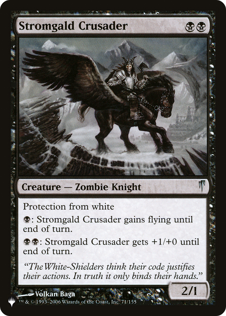 Stromgald Crusader [The List Reprints] | GrognardGamesBatavia