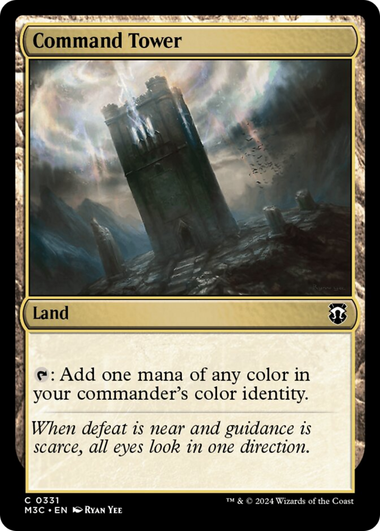 Command Tower (Ripple Foil) [Modern Horizons 3 Commander] | GrognardGamesBatavia