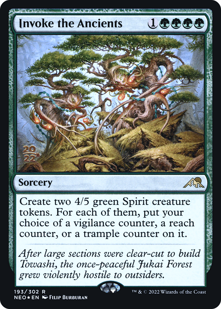 Invoke the Ancients [Kamigawa: Neon Dynasty Prerelease Promos] | GrognardGamesBatavia