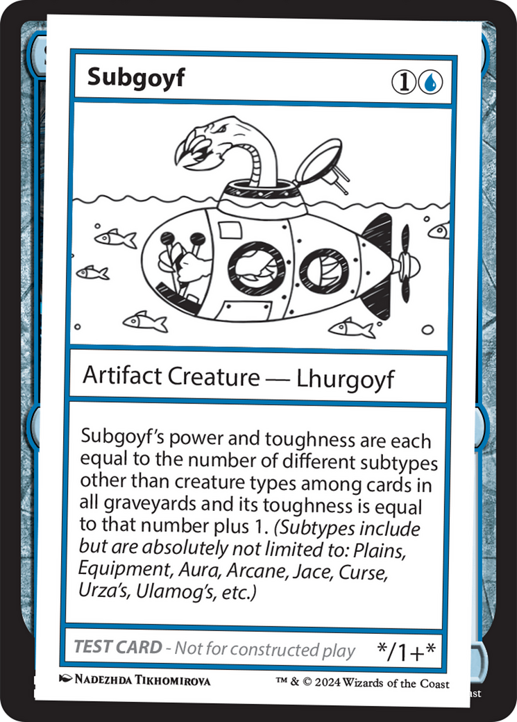 Subgoyf [Mystery Booster 2 Playtest Cards] | GrognardGamesBatavia