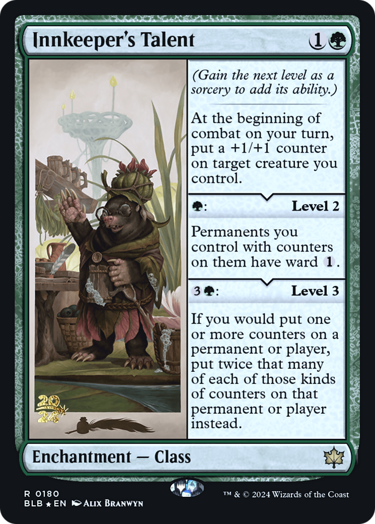 Innkeeper's Talent [Bloomburrow Prerelease Promos] | GrognardGamesBatavia