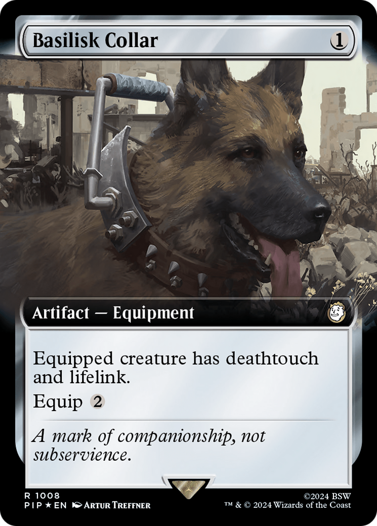 Basilisk Collar (Extended Art) (Surge Foil) [Fallout] | GrognardGamesBatavia