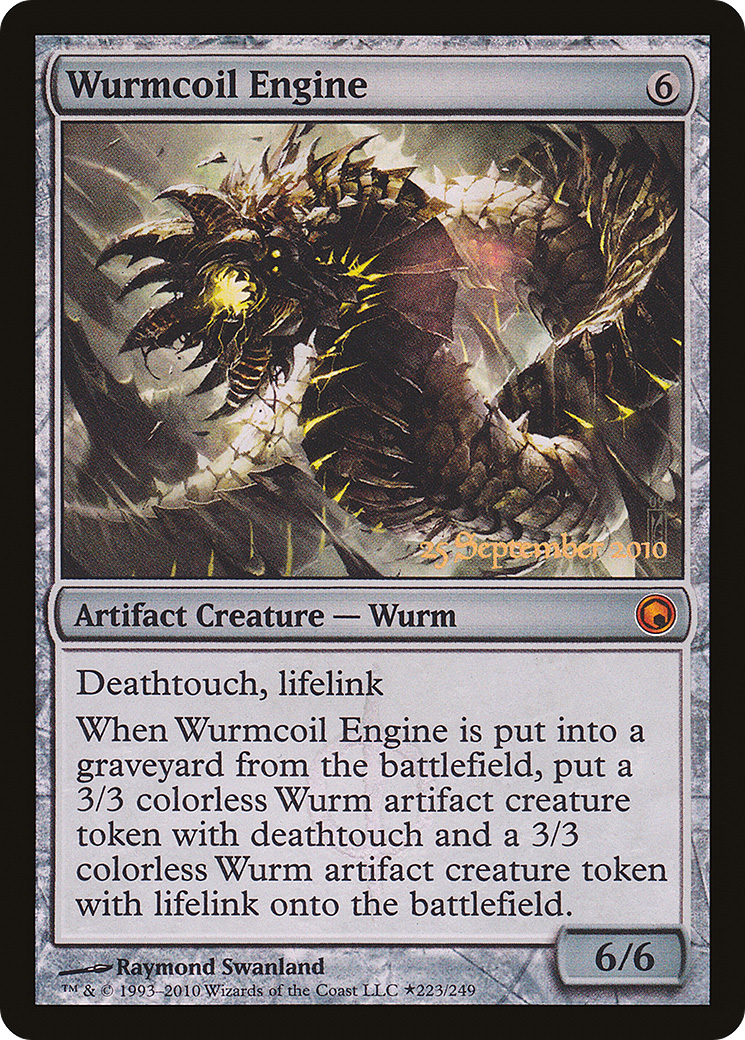Wurmcoil Engine [Scars of Mirrodin Prerelease Promos] | GrognardGamesBatavia
