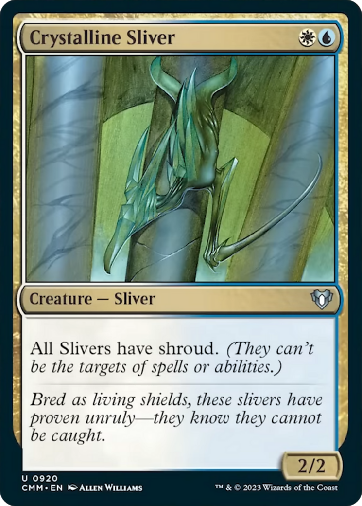 Crystalline Sliver [Commander Masters] | GrognardGamesBatavia