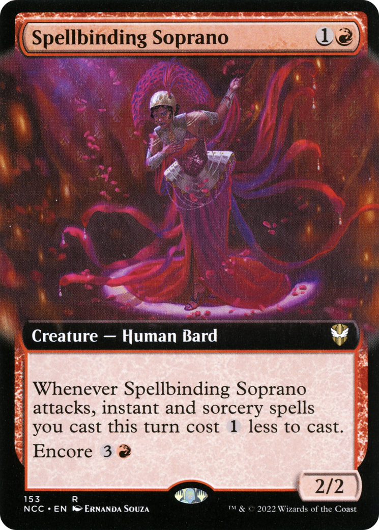 Spellbinding Soprano (Extended Art) [Streets of New Capenna Commander] | GrognardGamesBatavia