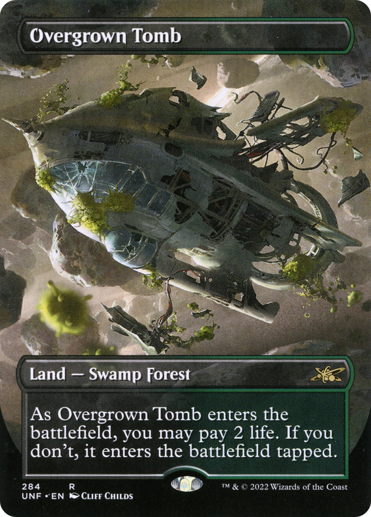 Overgrown Tomb (Borderless) [Unfinity] | GrognardGamesBatavia