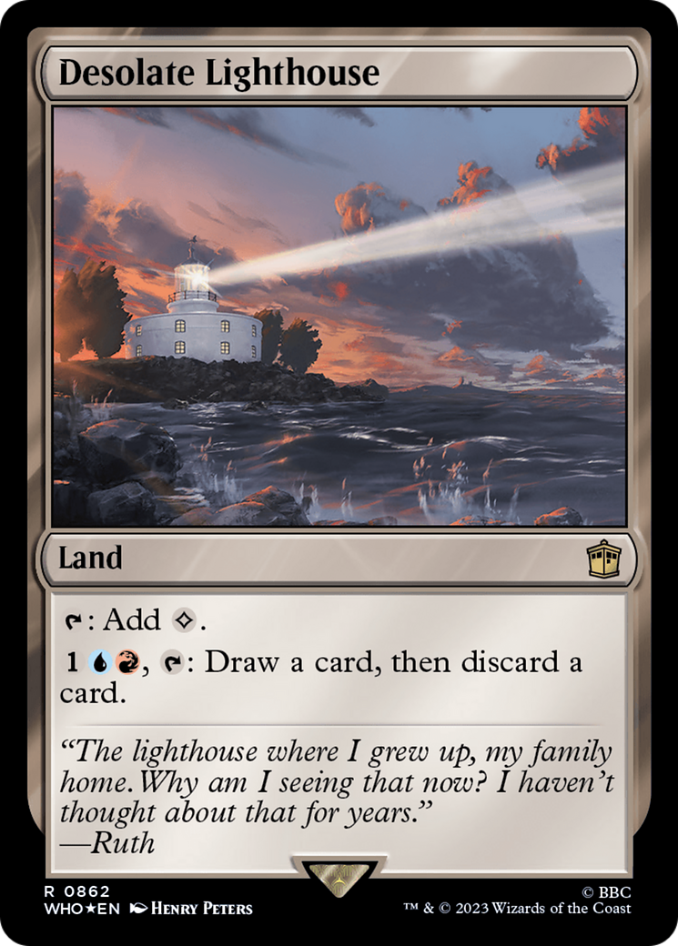 Desolate Lighthouse (Surge Foil) [Doctor Who] | GrognardGamesBatavia