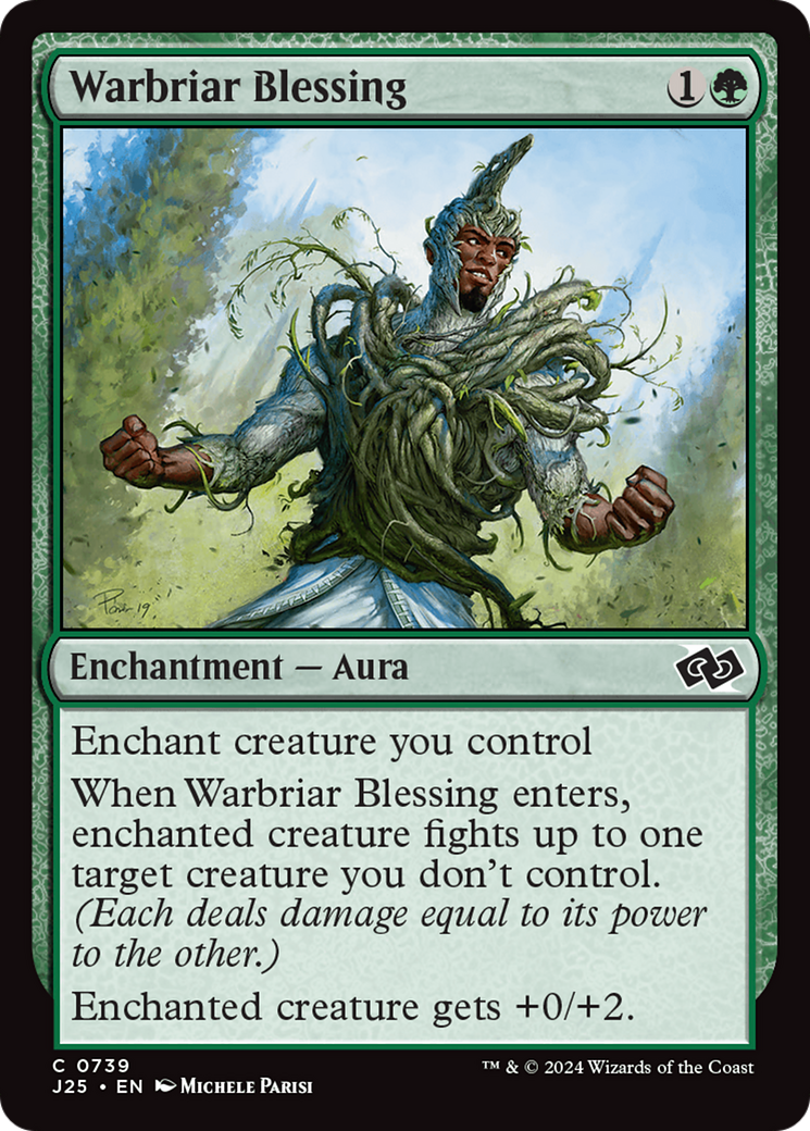 Warbriar Blessing [Foundations Jumpstart] | GrognardGamesBatavia