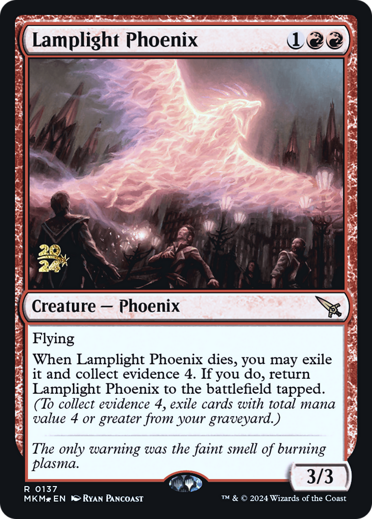 Lamplight Phoenix [Murders at Karlov Manor Prerelease Promos] | GrognardGamesBatavia