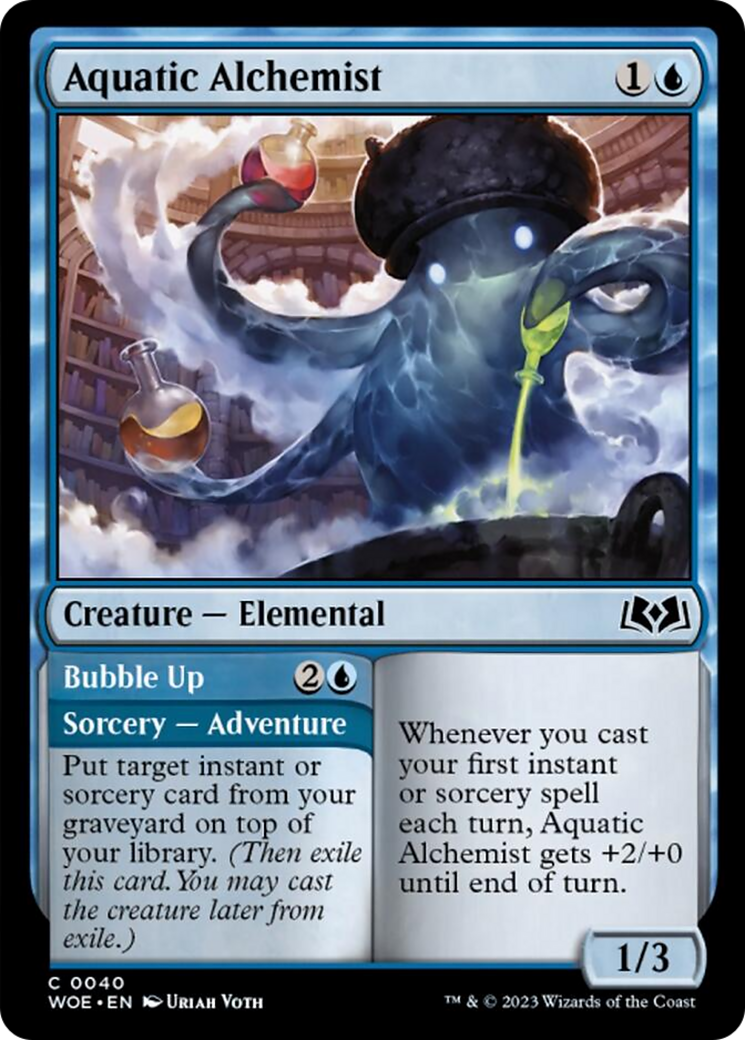 Aquatic Alchemist // Bubble Up [Wilds of Eldraine] | GrognardGamesBatavia