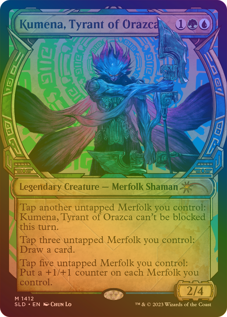 Kumena, Tyrant of Orazca (Rainbow Foil) [Secret Lair Drop Series] | GrognardGamesBatavia