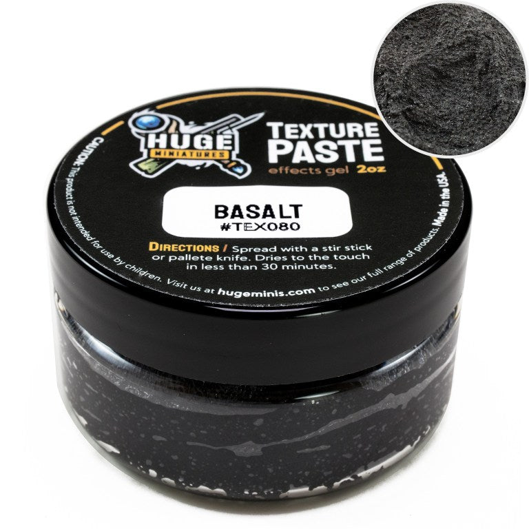 Huge Miniatures Texture Paste Basalt | GrognardGamesBatavia