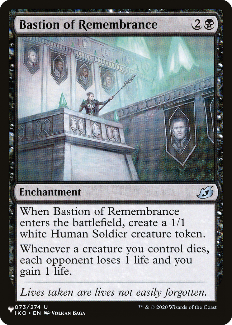 Bastion of Remembrance [The List Reprints] | GrognardGamesBatavia