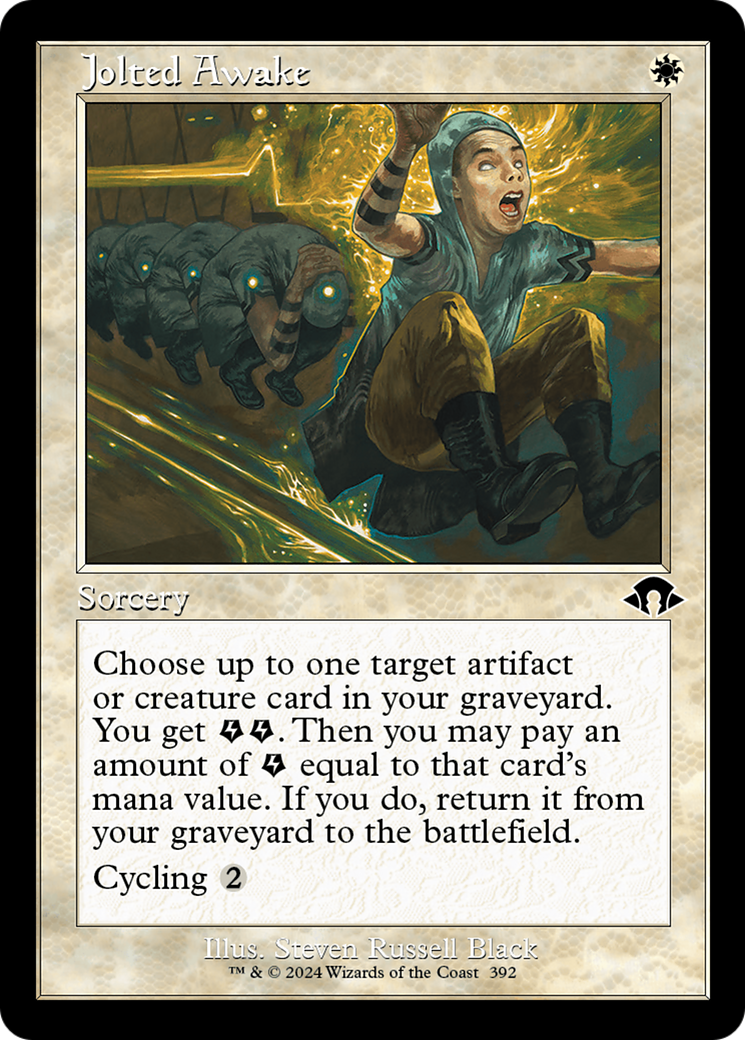 Jolted Awake (Retro Frame) [Modern Horizons 3] | GrognardGamesBatavia