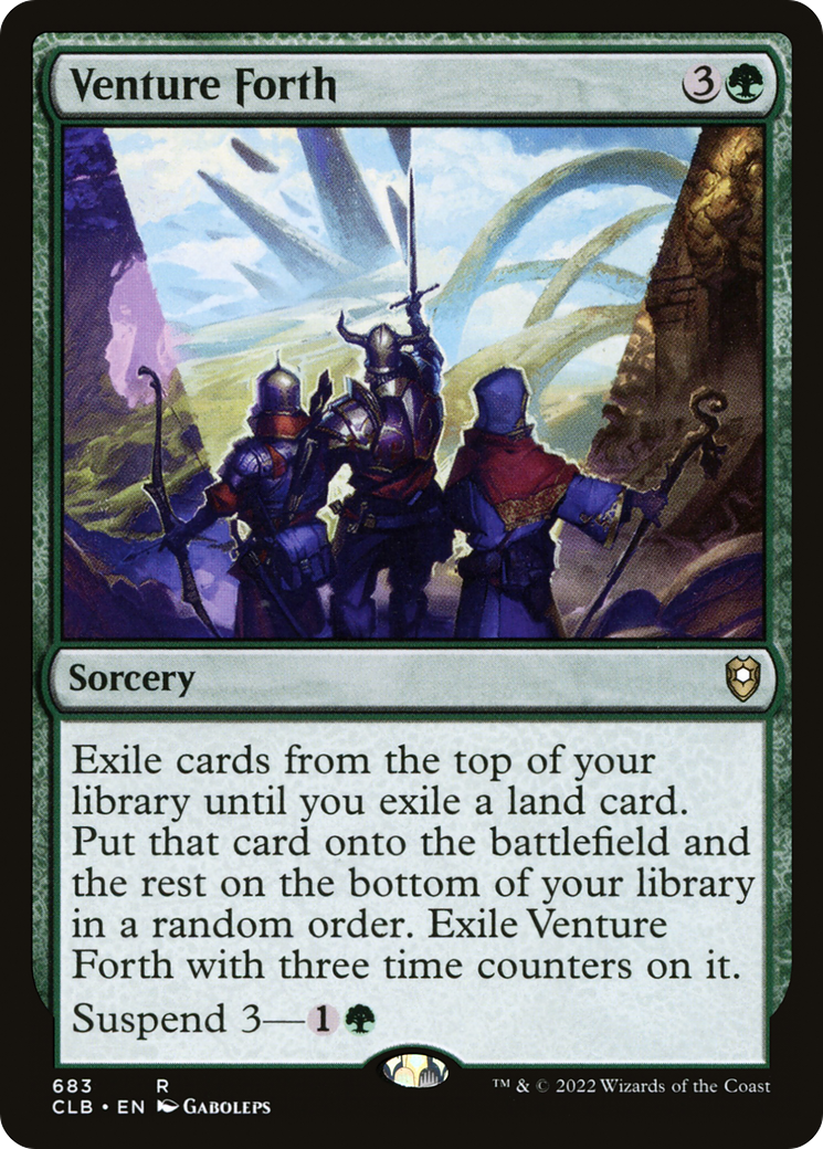 Venture Forth [Commander Legends: Battle for Baldur's Gate] | GrognardGamesBatavia