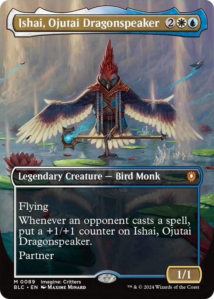 Ishai, Ojutai Dragonspeaker (Borderless) [Bloomburrow Commander] | GrognardGamesBatavia