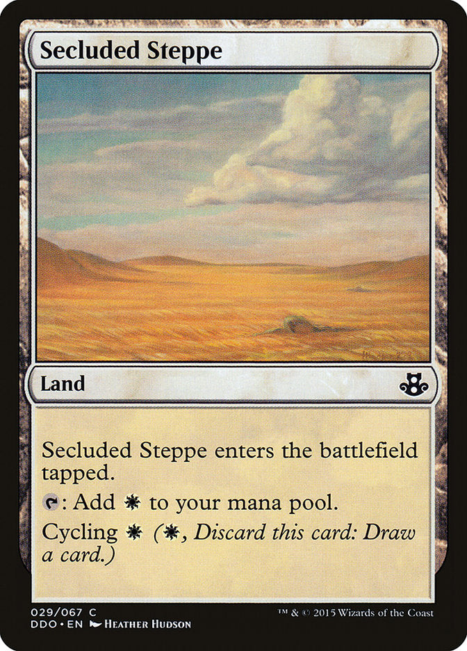 Secluded Steppe [Duel Decks: Elspeth vs. Kiora] | GrognardGamesBatavia