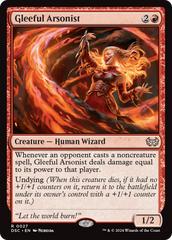 Gleeful Arsonist [Duskmourn: House of Horror Commander] | GrognardGamesBatavia