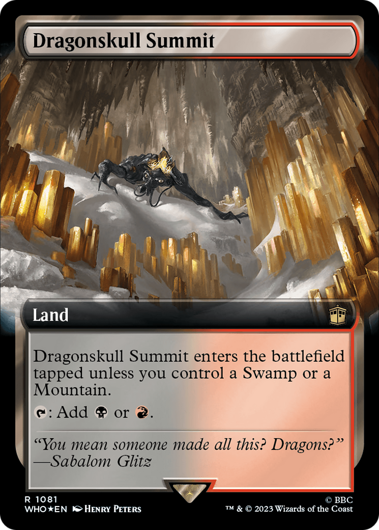 Dragonskull Summit (Extended Art) (Surge Foil) [Doctor Who] | GrognardGamesBatavia