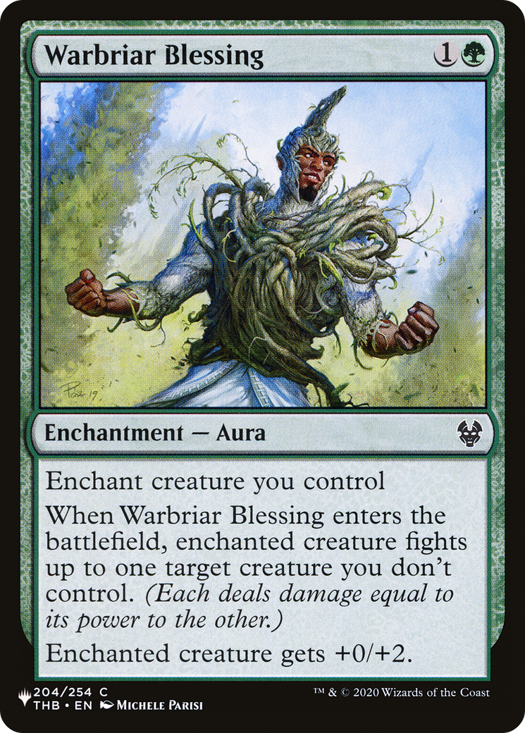 Warbriar Blessing [The List Reprints] | GrognardGamesBatavia