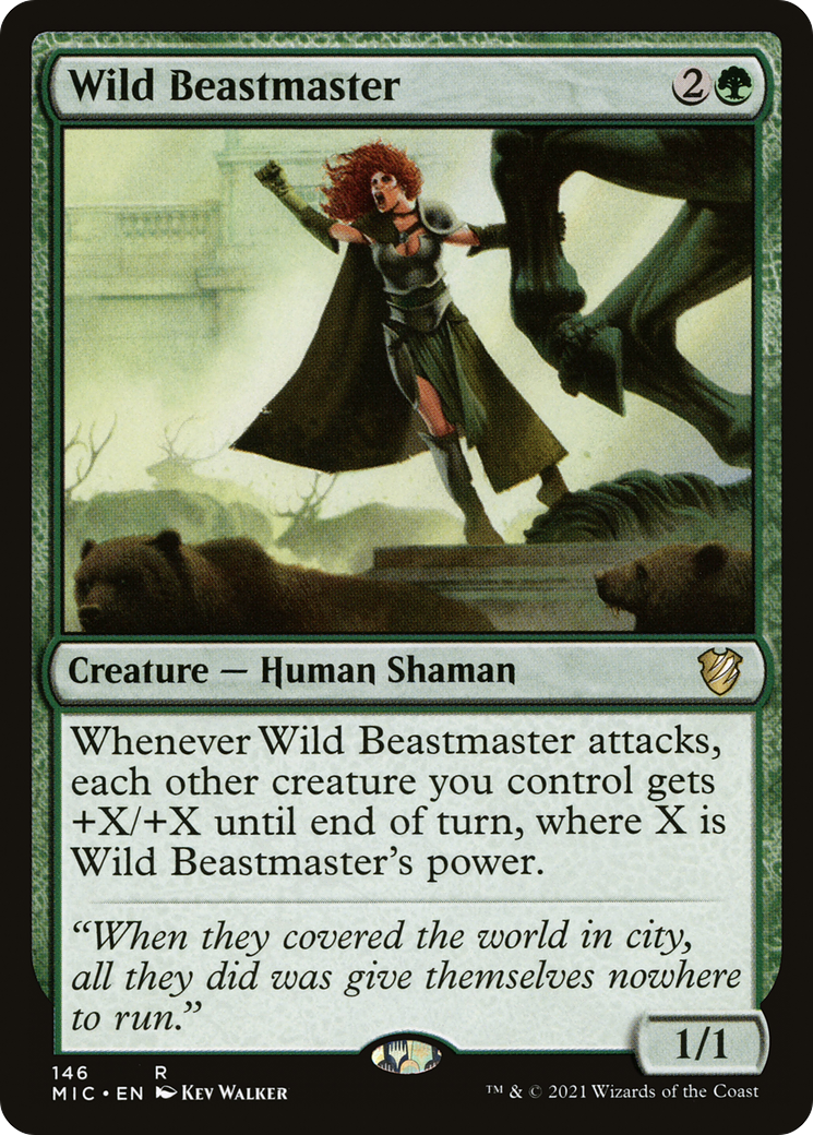 Wild Beastmaster [Innistrad: Midnight Hunt Commander] | GrognardGamesBatavia