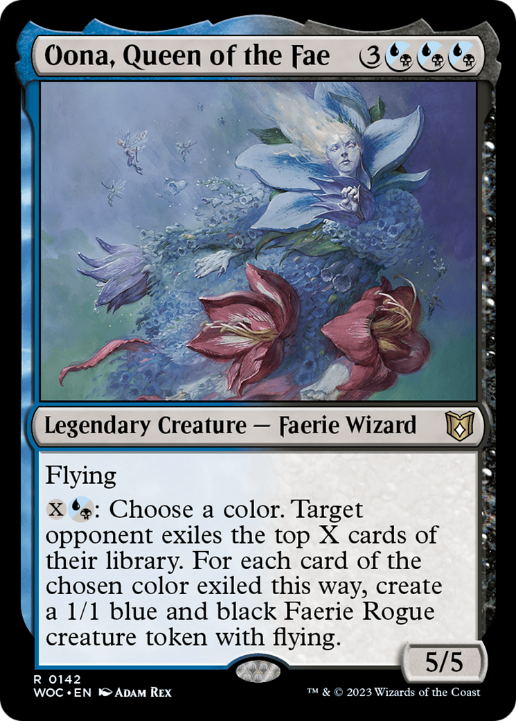 Oona, Queen of the Fae [Wilds of Eldraine Commander] | GrognardGamesBatavia