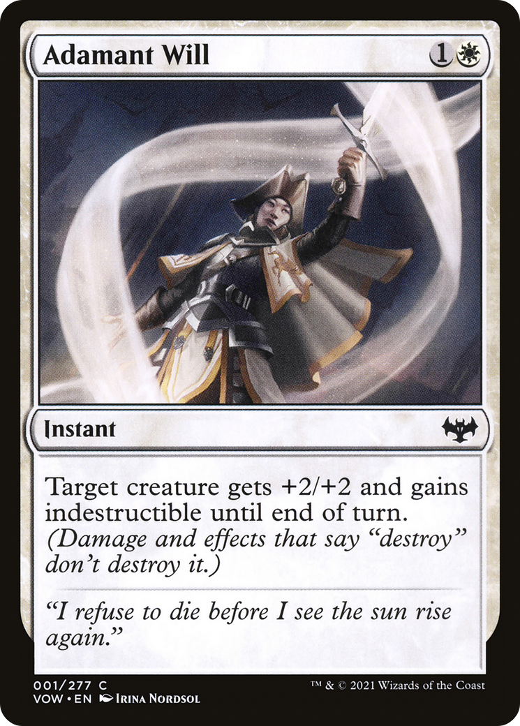 Adamant Will [Innistrad: Crimson Vow] | GrognardGamesBatavia