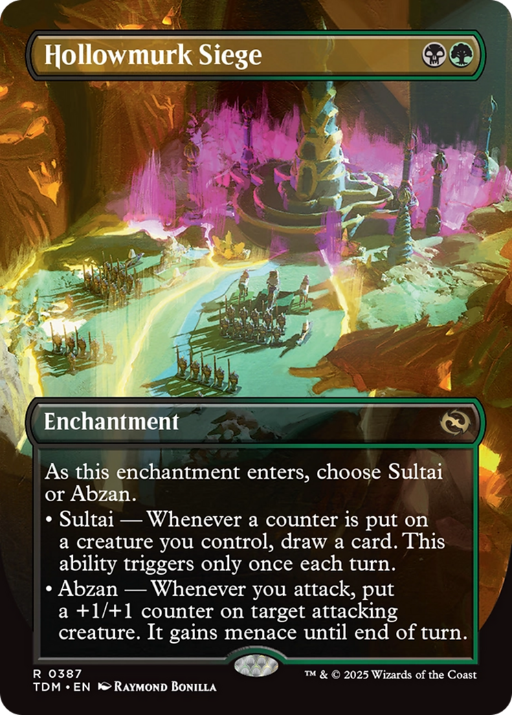 Hollowmurk Siege (Borderless) [Tarkir: Dragonstorm] | GrognardGamesBatavia