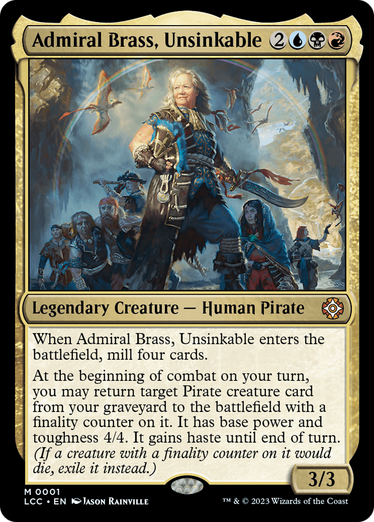 Admiral Brass, Unsinkable [The Lost Caverns of Ixalan Commander] | GrognardGamesBatavia
