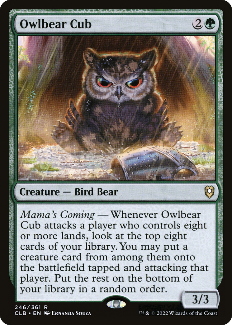 Owlbear Cub [Commander Legends: Battle for Baldur's Gate] | GrognardGamesBatavia