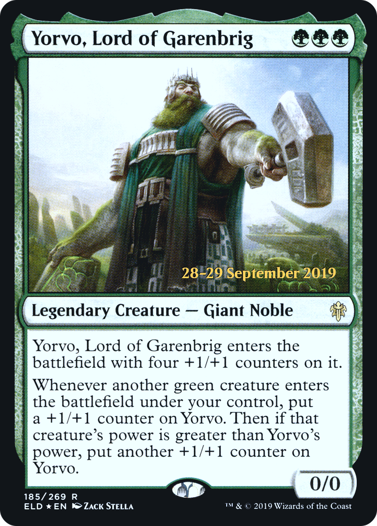 Yorvo, Lord of Garenbrig [Throne of Eldraine Prerelease Promos] | GrognardGamesBatavia