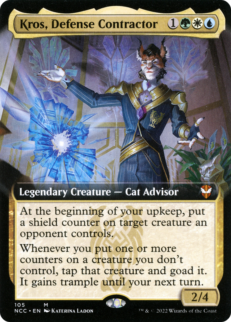 Kros, Defense Contractor (Extended Art) [Streets of New Capenna Commander] | GrognardGamesBatavia
