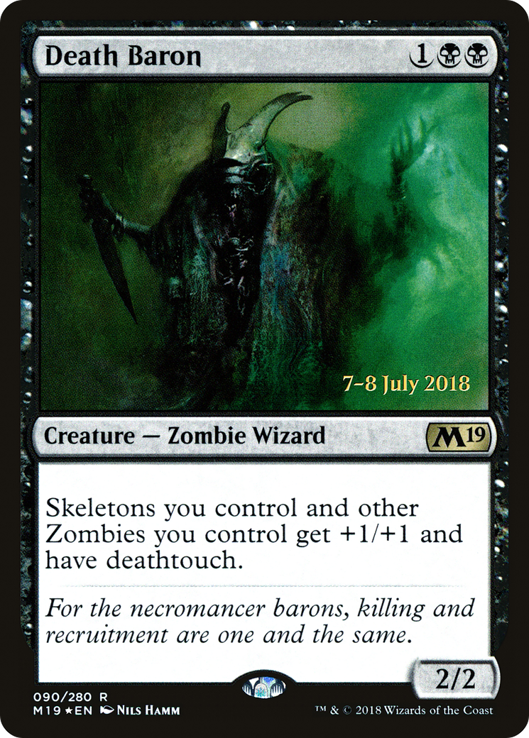 Death Baron [Core Set 2019 Prerelease Promos] | GrognardGamesBatavia