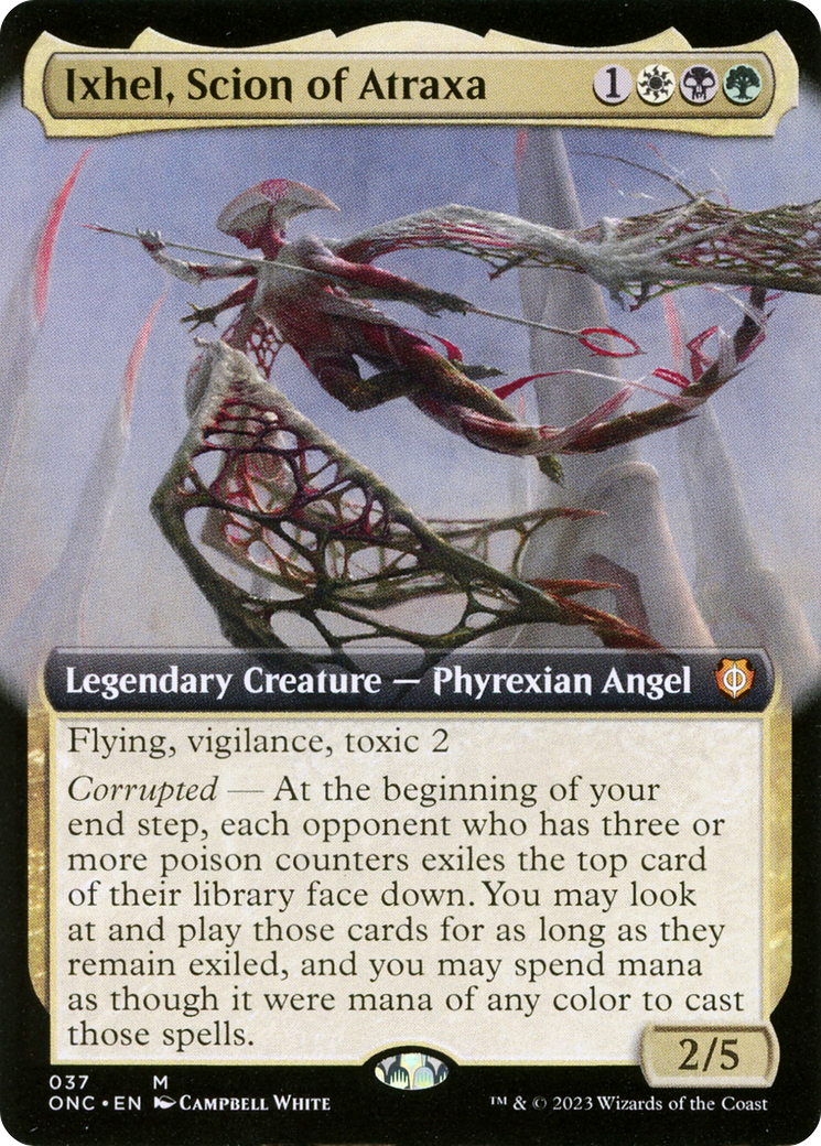 Ixhel, Scion of Atraxa (Extended Art) [Phyrexia: All Will Be One Commander] | GrognardGamesBatavia