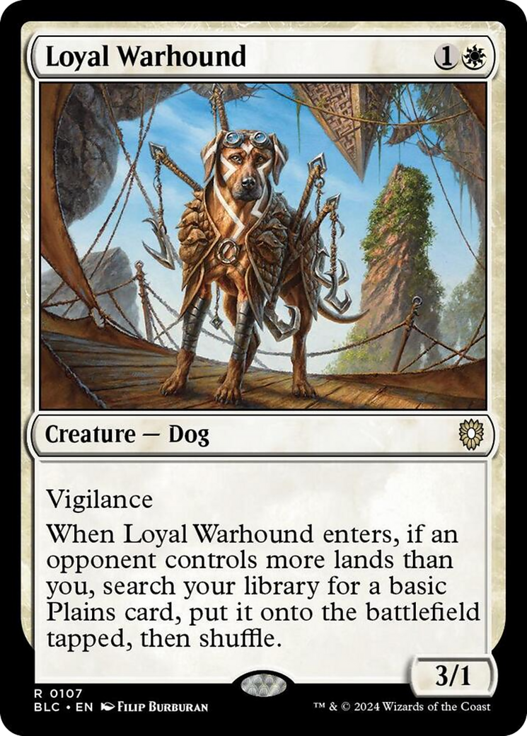 Loyal Warhound [Bloomburrow Commander] | GrognardGamesBatavia