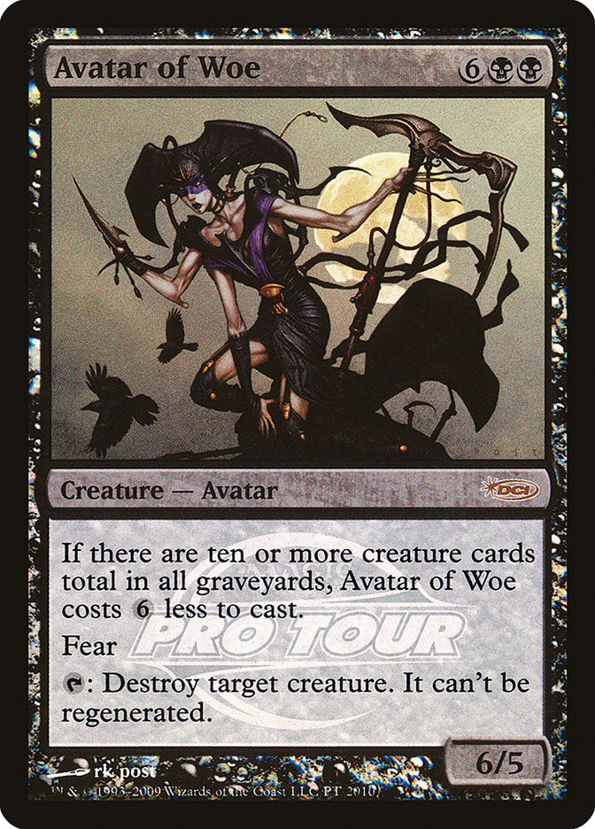 Avatar of Woe (Pro Tour) [Pro Tour Promos] | GrognardGamesBatavia