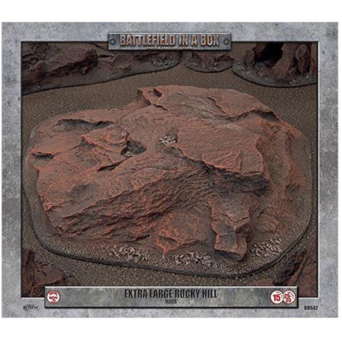 BB642 Extra Large Rocky Hill - Mars | GrognardGamesBatavia