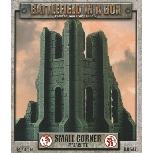 BB647 Small Corner (Malachite Green) | GrognardGamesBatavia