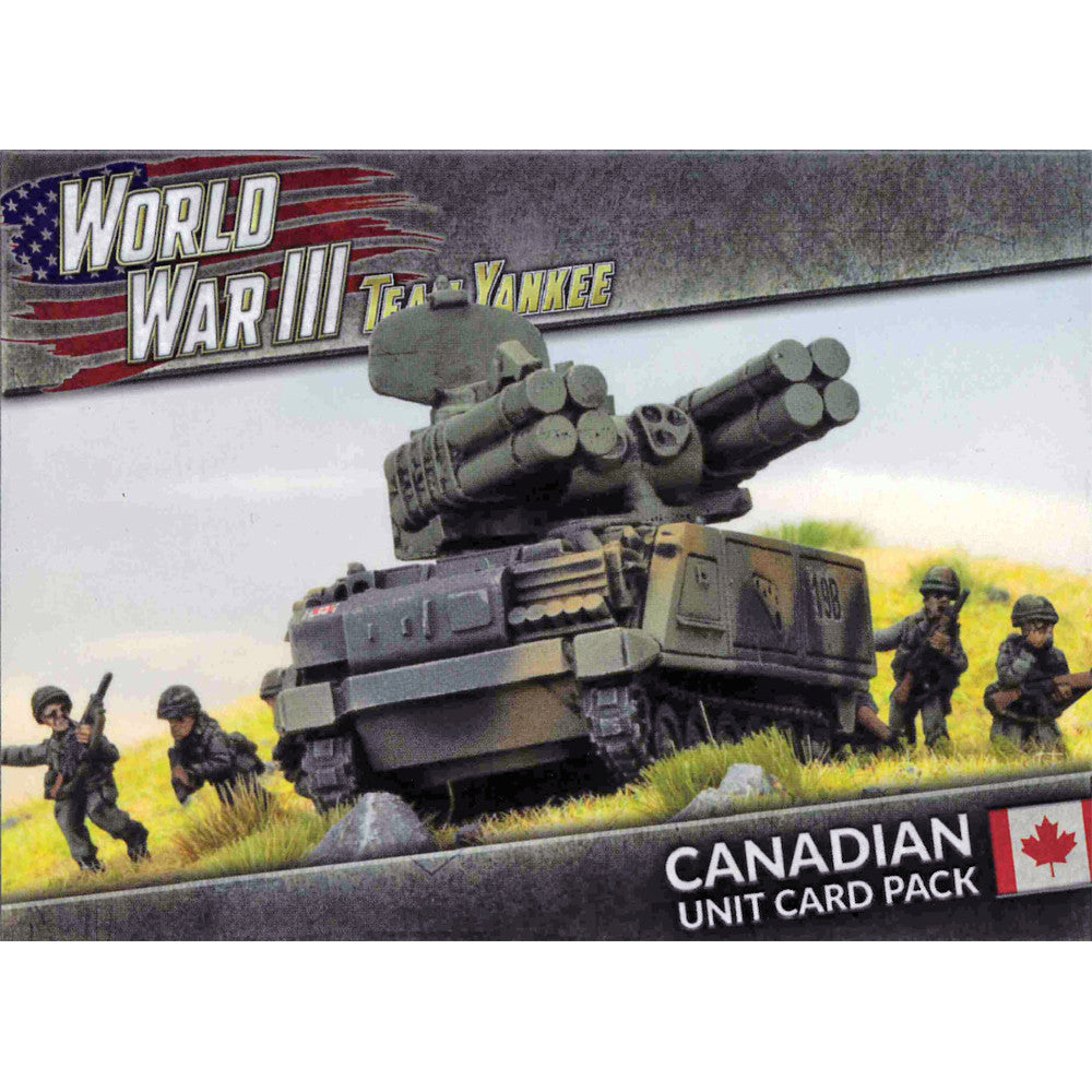 World War III: Team Yankee - Canadian Unit Card Pack | GrognardGamesBatavia