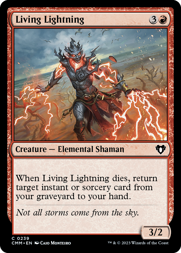 Living Lightning [Commander Masters] | GrognardGamesBatavia