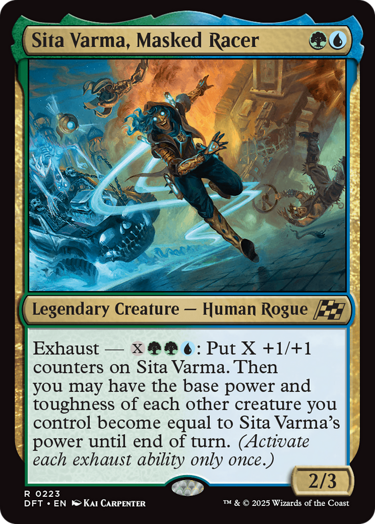 Sita Varma, Masked Racer [Aetherdrift] | GrognardGamesBatavia