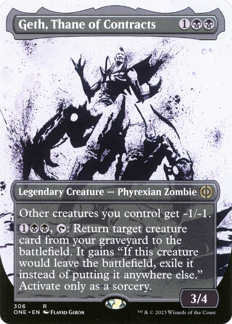 Geth, Thane of Contracts (Borderless Ichor) [Phyrexia: All Will Be One] | GrognardGamesBatavia