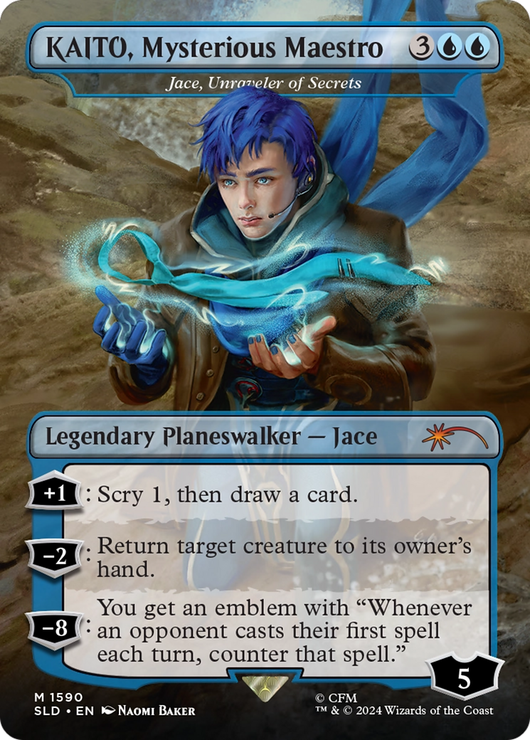 KAITO, Mysterious Maestro - Jace, Unraveler of Secrets [Secret Lair Drop Series] | GrognardGamesBatavia