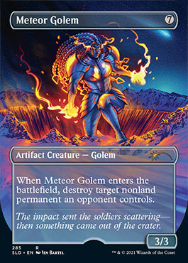 Meteor Golem (Borderless) [Secret Lair Drop Series] | GrognardGamesBatavia