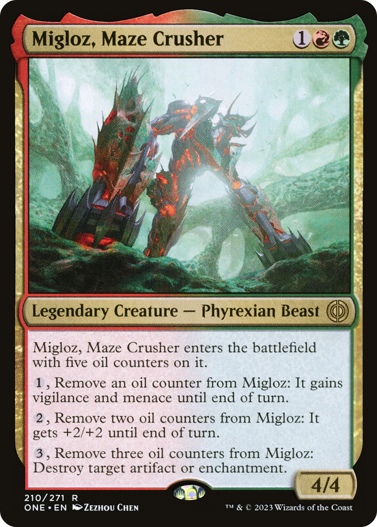 Migloz, Maze Crusher [Phyrexia: All Will Be One] | GrognardGamesBatavia