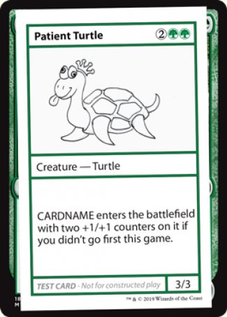 Patient Turtle (2021 Edition) [Mystery Booster Playtest Cards] | GrognardGamesBatavia