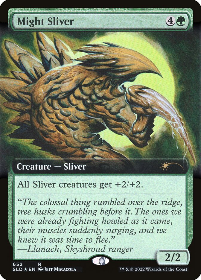 Might Sliver (Extended Art) [Secret Lair Drop Promos] | GrognardGamesBatavia